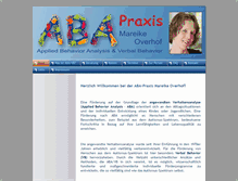 Tablet Screenshot of aba-praxis.de
